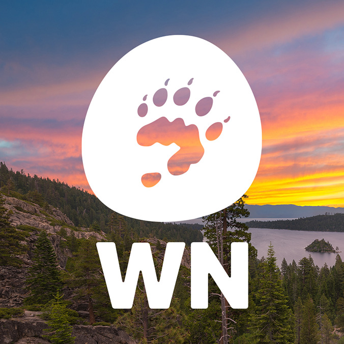 Compact, vertical lockup of the Wildlands Network logo