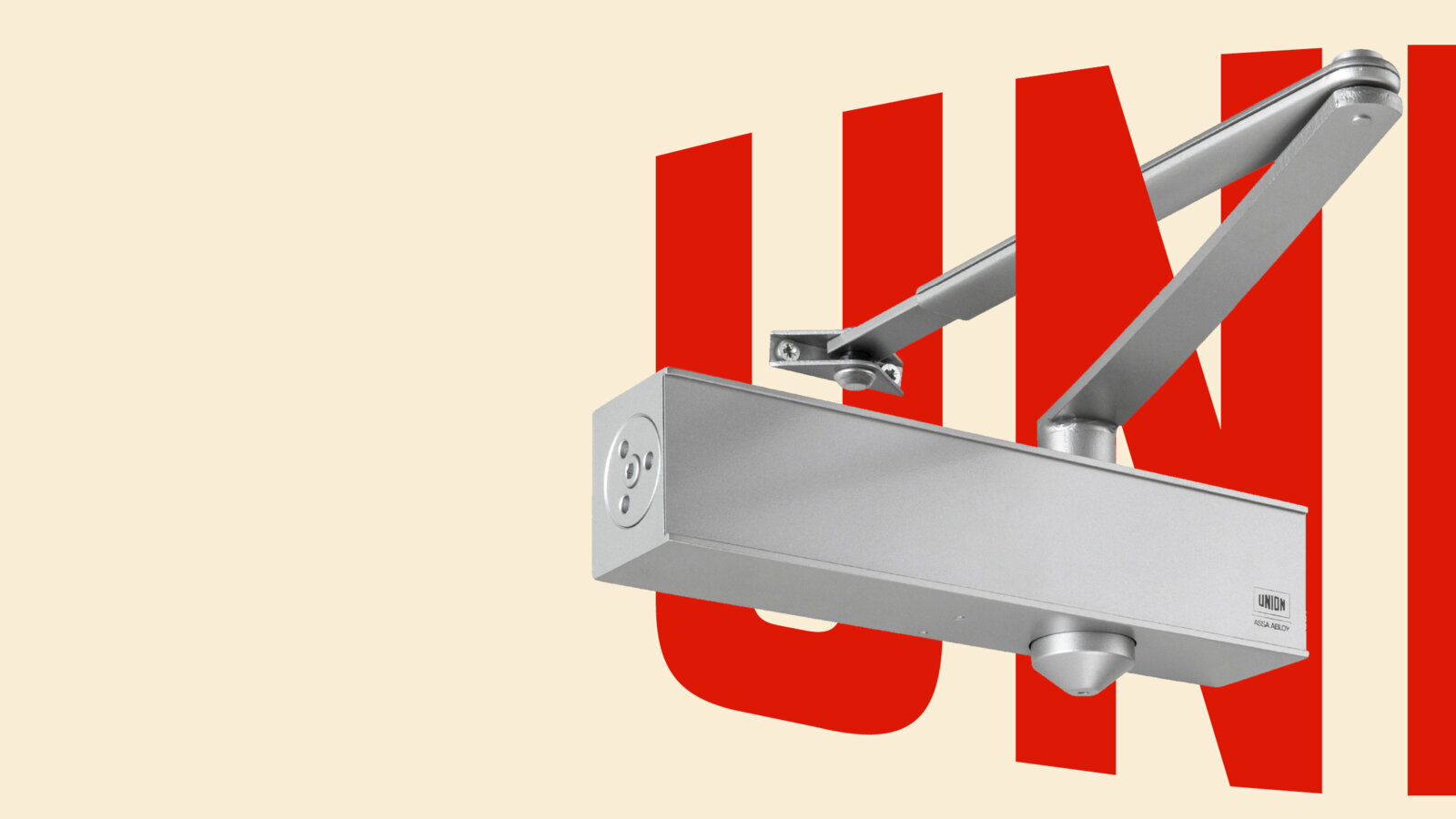 The Union logo forms an artistic element