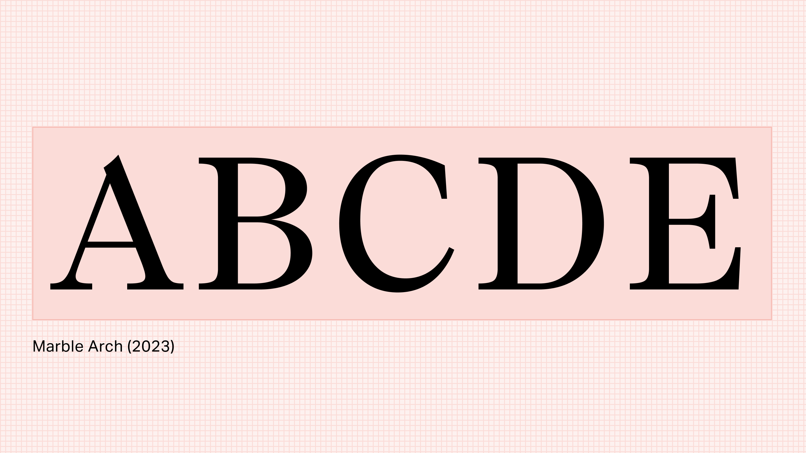 Graphic showing the historic evolution of lettershapes from medieval script to digital typeface.