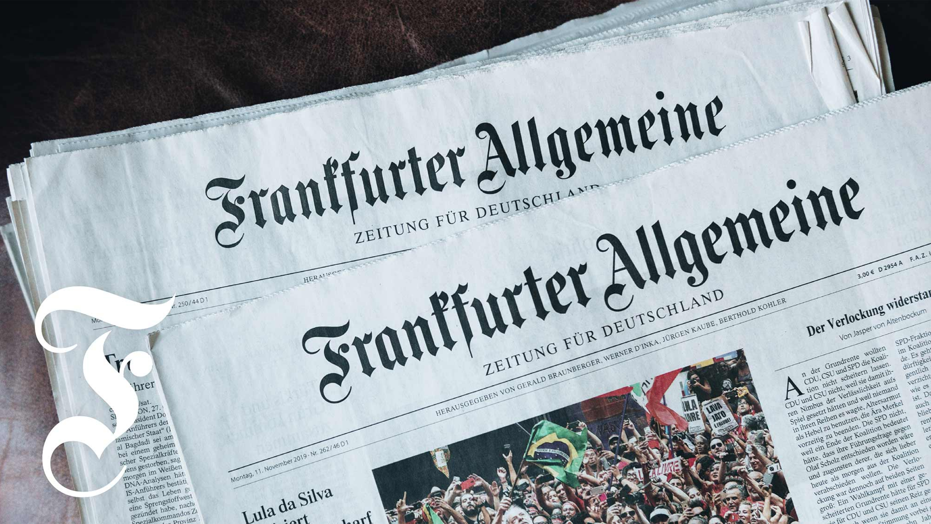 Photograph of Frankfurter Allgemeine in use