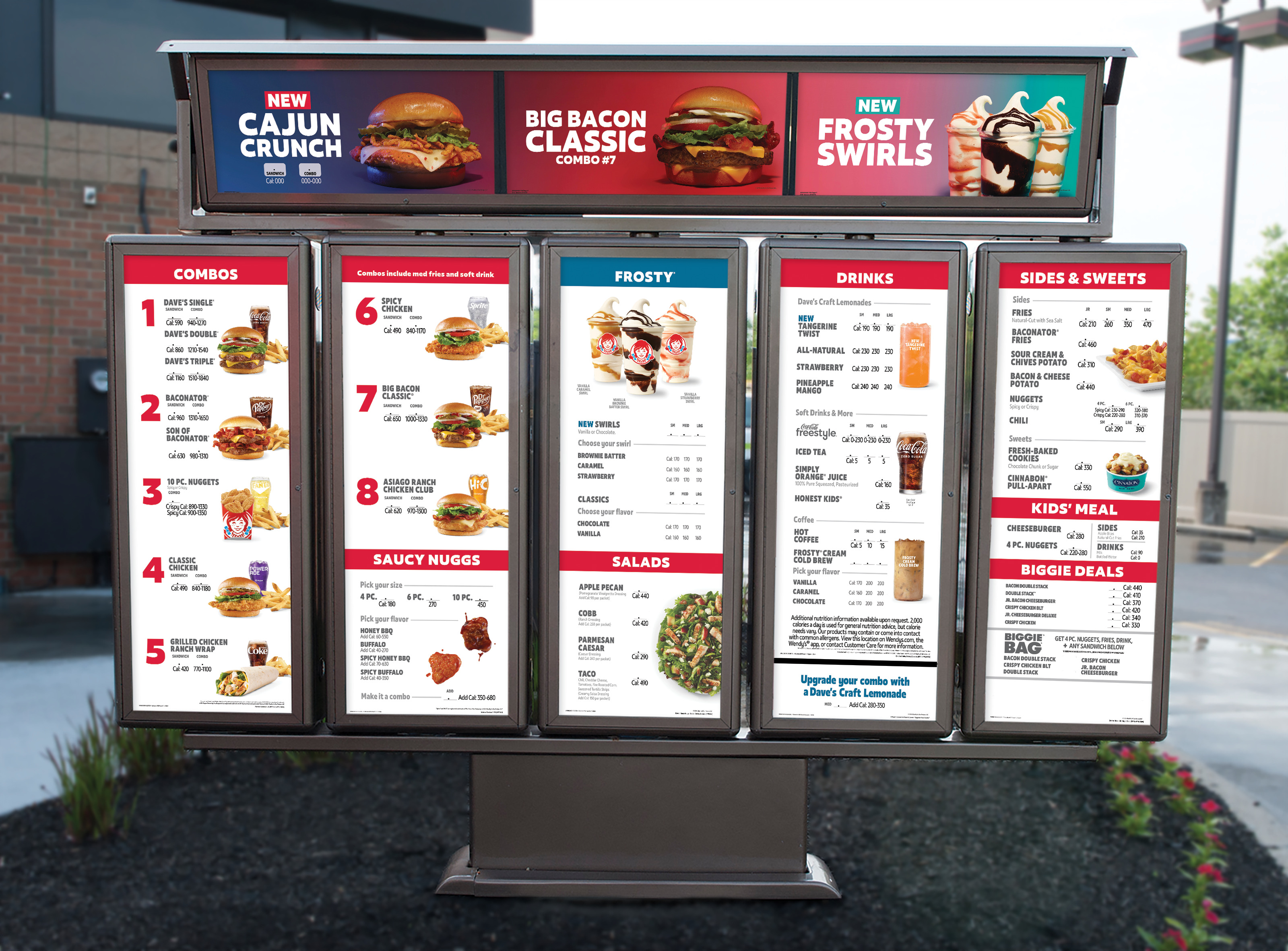 Wendy’s Fresh featured on drive-in screens