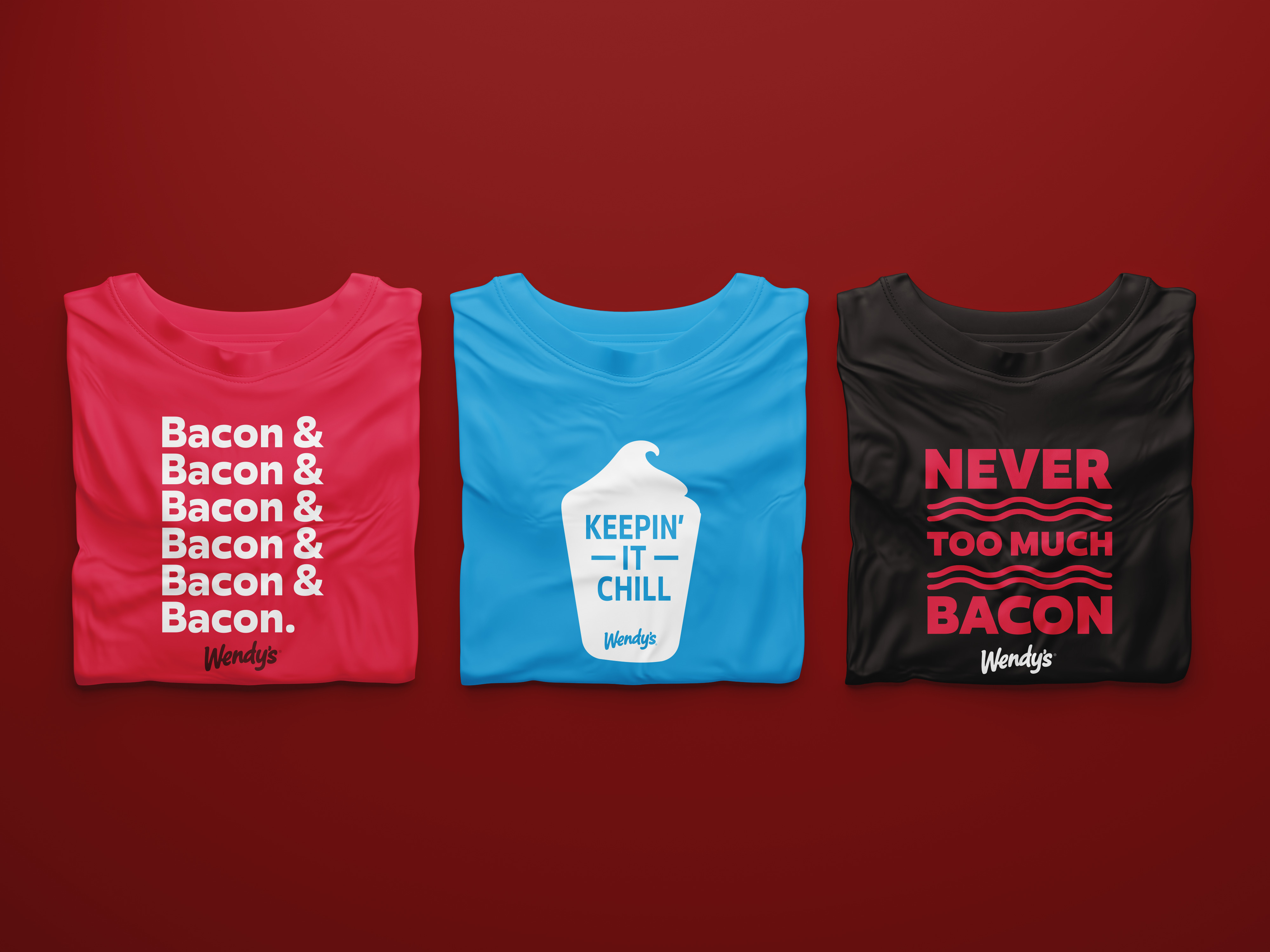 Wendy’s Fresh used on merchandise